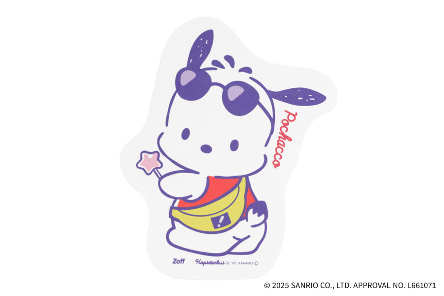 Zoff/Zoff|はぴだんぶい ダイカットクロス ポチャッコ モデル【3,300円(税込)以上で送料無料】 Zoff/Zoff|はぴだんぶい ダイカットクロス ポチャッコ モデル【3,300円(税込)以上で送料無料】