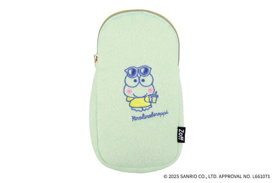 Zoff/Zoff|はぴだんぶい ソフトポーチケース けろけろけろっぴ モデル【3,300円(税込)以上で送料無料】 Zoff/Zoff|はぴだんぶい ソフトポーチケース けろけろけろっぴ モデル【3,300円(税込)以上で送料無料】