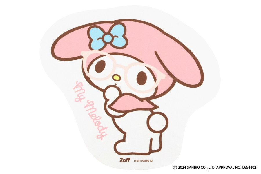 Zoff/Zoff|Sanrio Characters マイメロディ モデル ダイカットクロス【3,300円(税込)以上で送料無料】 Zoff/Zoff|Sanrio Characters マイメロディ モデル ダイカットクロス【3,300円(税込)以上で送料無料】