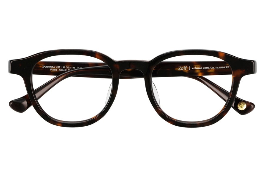 ブラウン(デミ柄) ウェリントンのメガネ