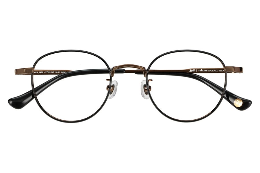 ブラック ボストンのメガネ