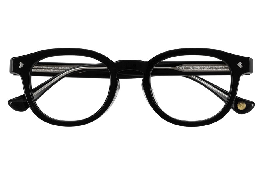 ブラック ボストンのメガネ