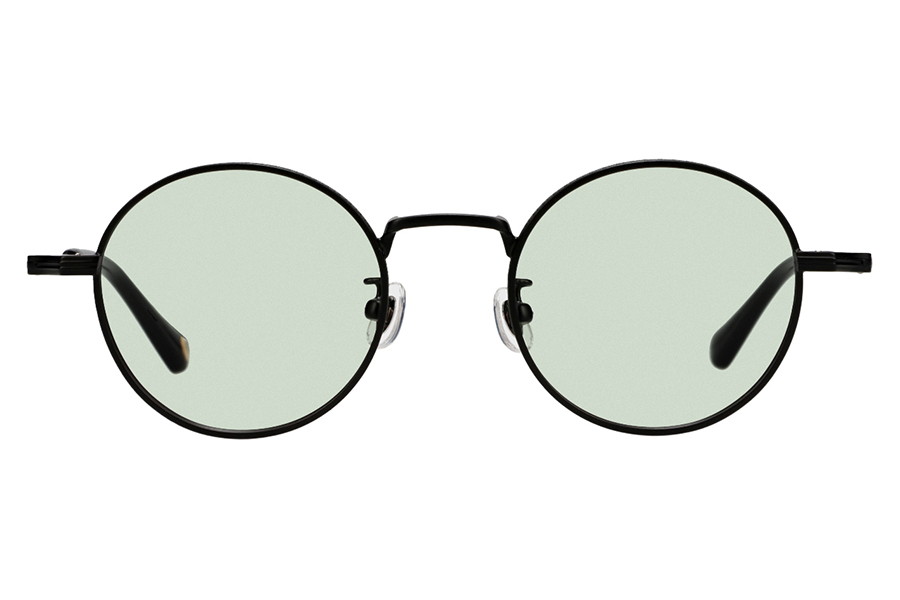 ブラック(マット) ラウンドのサングラス