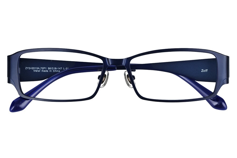 Zoff/[スペシャルプライス]横顔の印象を引き締めてくれるスクエアフレーム/METAL(CYBER)【送料無料】