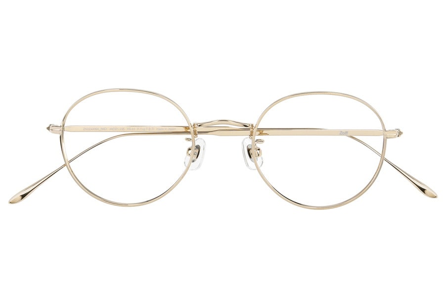 ゴールド・ラウンドの日本製メガネ
