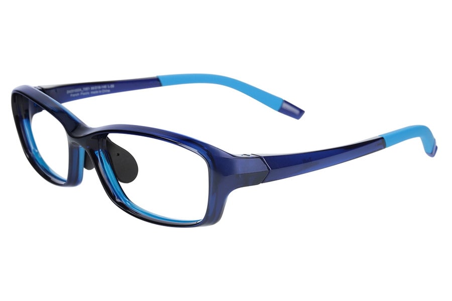 スポーツタイプ　ブルーのメガネ