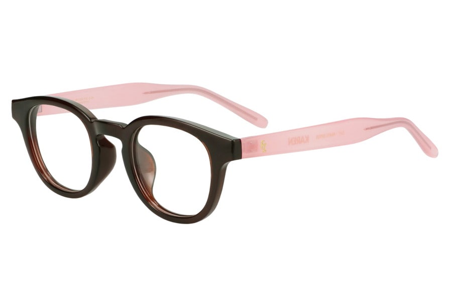 ウェリントン・ブラウン(クリア)のメガネ