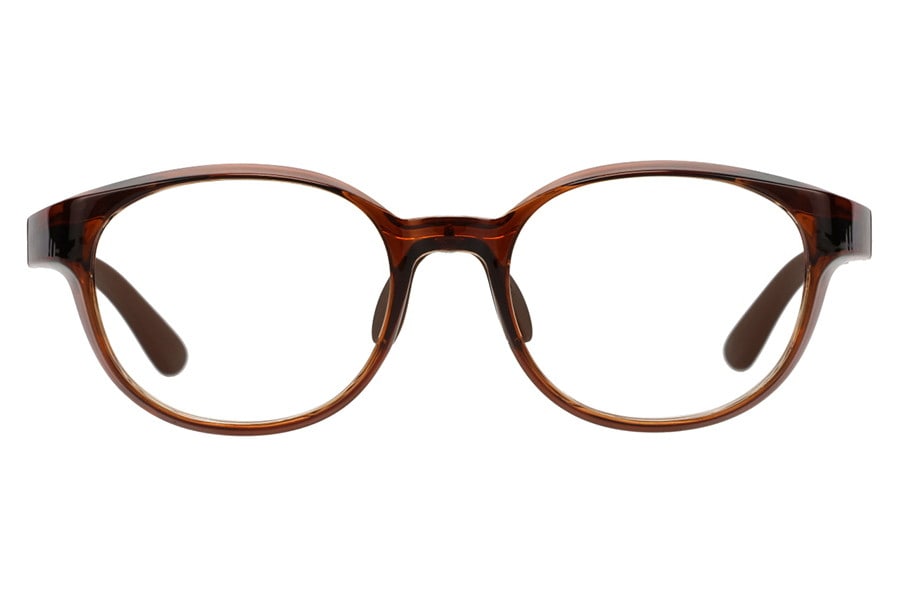 ブラウン(クリア)　ウエリントンの花粉メガネ