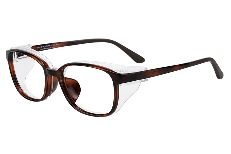 メガネセット（黒・シルバー・茶色など）花粉防止付け 花粉・飛沫対策メガネ(Zoff PROTECT 2WAY)（ZN211013-49A1）｜メガネの