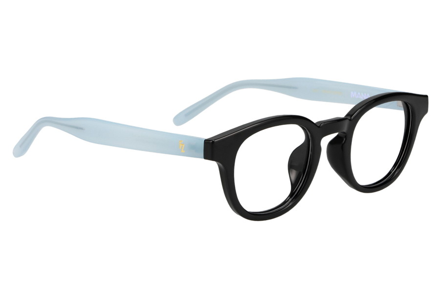 ウェリントン・ブラウン(クリア)のメガネ