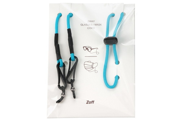 2WAY グラス・マスクコード(メガネチェーン)（CORD-SPORTS-BL