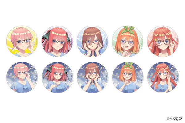 Zoff|五等分の花嫁* トレーディング缶バッジ(全10種コンプリート Zoff|五等分の花嫁* トレーディング缶バッジ(全10種コンプリート