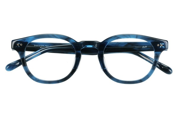 ウェリントン・ブルー(デミ柄)のベストセラーのメガネ