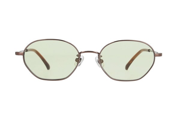 アウトレット価格]アクセントになる多角形サングラス/COLOR SUNGLASSES