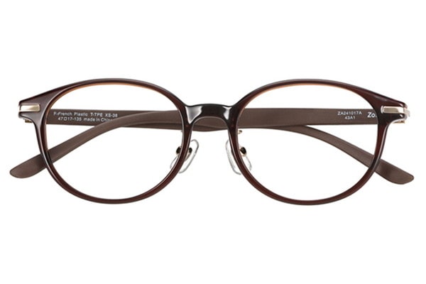 子ども用メガネ Zoff 本体 ブラウン Zoff KIDS(ゾフ・キッズ) Mサイズ（ZA241017-43A1）｜メガネのZoff