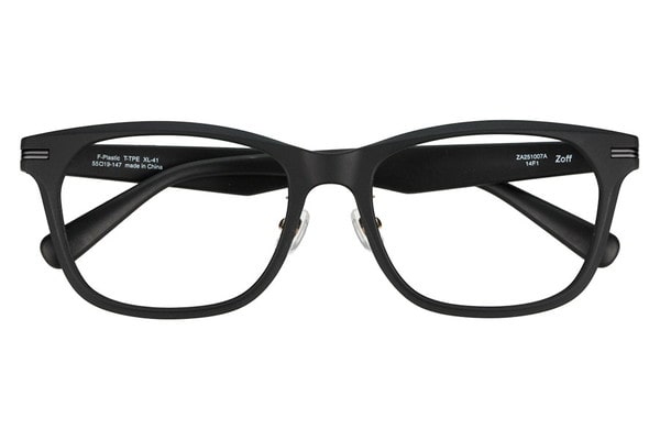 ウエリントン・ブラック(マット)のメガネ