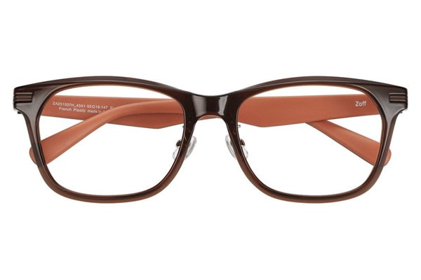 ウエリントン・ブラウン(クリア)のメガネ