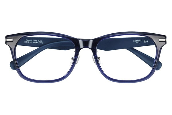 ウエリントン・ブルー(クリア)のメガネ