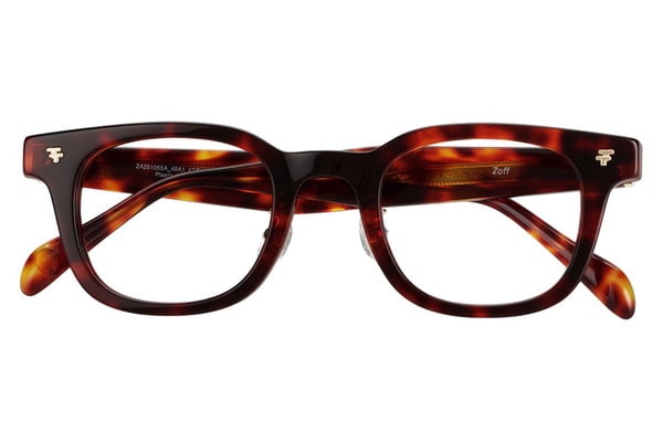 ウェリントン・ブラウン(デミ柄)のメガネ