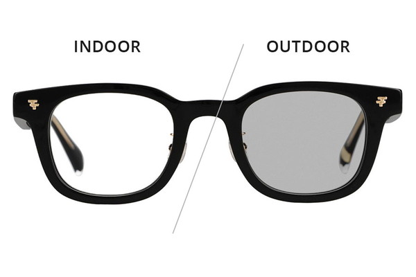 ウエリントン・ブラックの調光サングラス