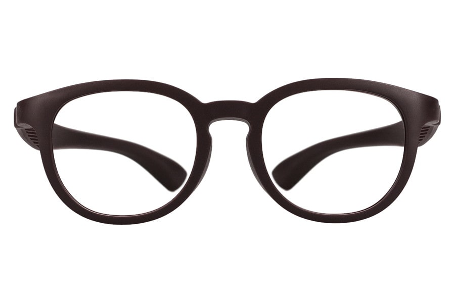 ウェリントン・ブラウン(マット)のメガネ