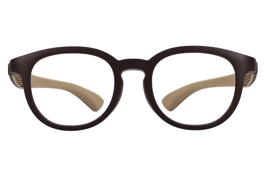 ウェリントン・ブラウン(マット)のメガネ