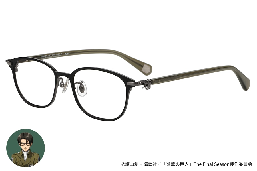 Zoff｜進撃の巨人 リヴァイモデル （ZA262006-14F1）｜メガネのZoff
