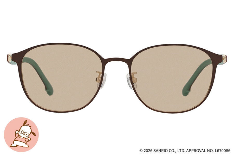 ゆうメダルサンド SUNCUTGlasses/トレンドのスクエア型メタルサングラス（ZY262G03-15F2