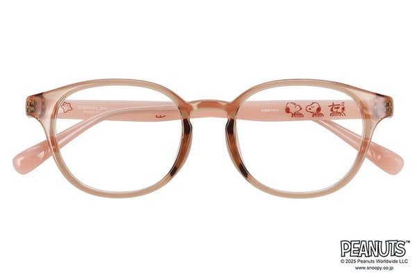 ウェリントン・ピンク(クリア)・メガネ