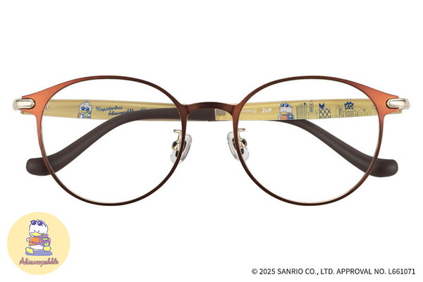 zoff はぴだんぶい　あひるのペックル　眼鏡　度あり　曇り止めレンズ スペシャルプライス]Zoff｜はぴだんぶい あひるのペックル モデル