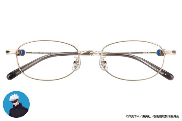 JINS 呪術廻戦コラボ 五条悟モデル 眼鏡 JINS×呪術廻戦」虎杖悠仁・五条悟・狗巻棘をイメージしたコラボメガネ