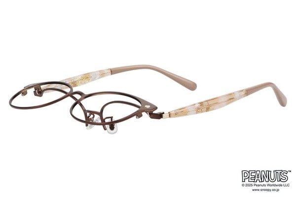 オーバル・ブラウン(マット)・メガネ