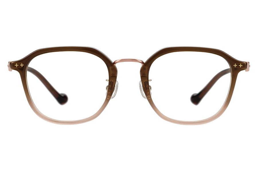 ウエリントン・ブラウン(グラデ)のメガネ