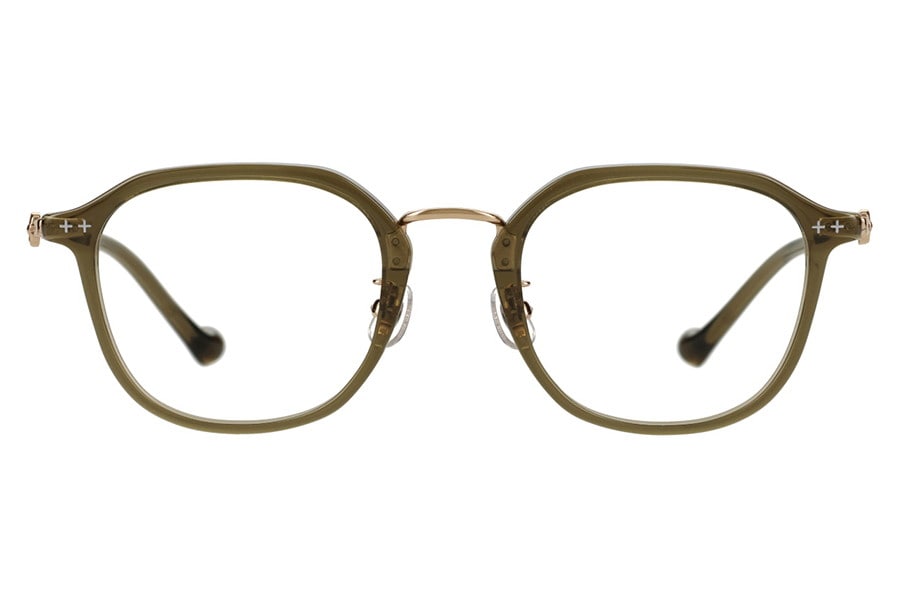 ウエリントン・グリーン(オリーブ)のメガネ