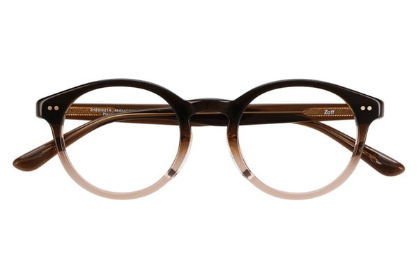 ボストン・ブラウン(グラデ)のスモールサイズのメガネ