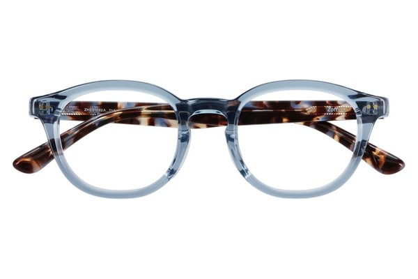 ウエリントン・ブルー(クリア)のスモールサイズのメガネ