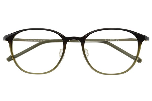 ボストン・グリーン(グラデ)のメガネ