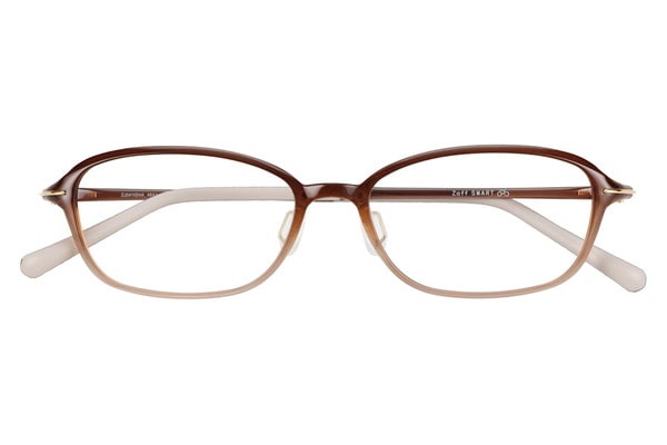 スクエア・ブラウン(グラデ)のメガネ