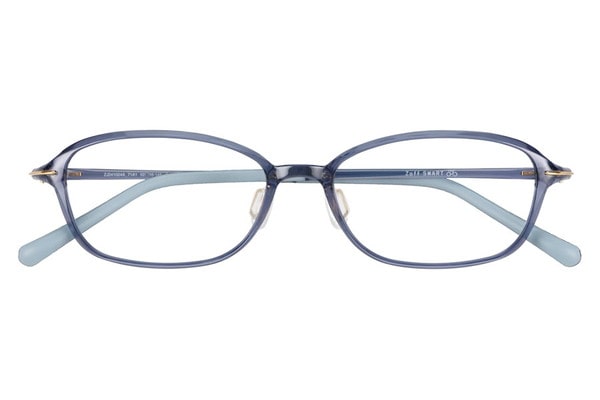 スクエア・ブルー(クリア)のメガネ