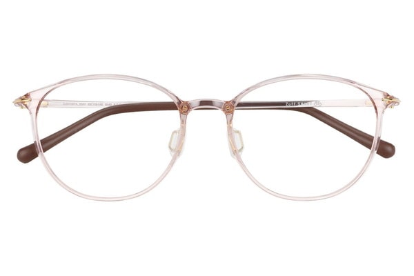 ボストン・ピンク(クリア)のメガネ