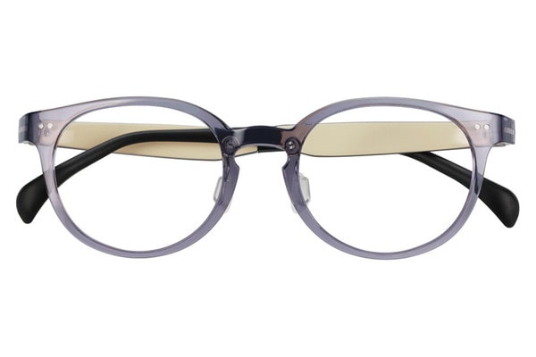 ボストン・グレー(クリア)のメガネ