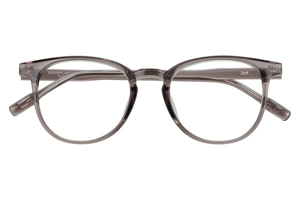 ボストン・グレー(クリア)のメガネ