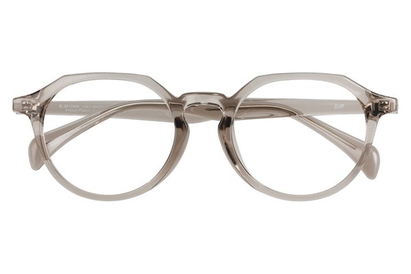 ボストン・グレー(クリア)のメガネ