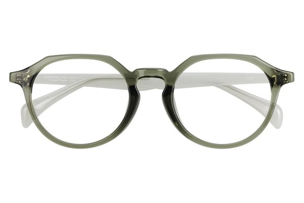 ボストン・グリーン(オリーブ)のメガネ