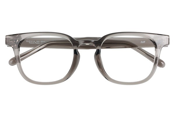 ウェリントン・グレー(クリア)のメガネ