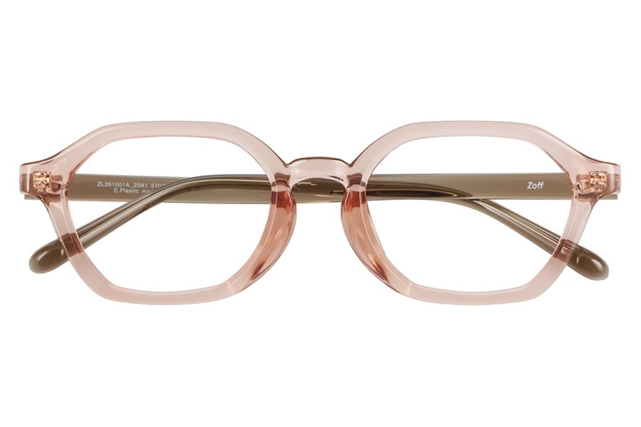 ウェリントン・ピンク(クリア)のトレンドのメガネ