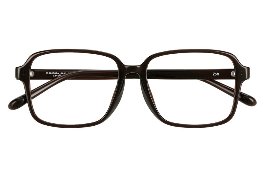 ウェリントン・ブラウン(クリア)のトレンドのメガネ