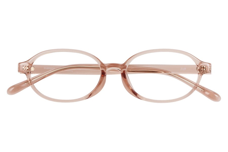 オーバル・ピンク(クリア)のトレンドのメガネ