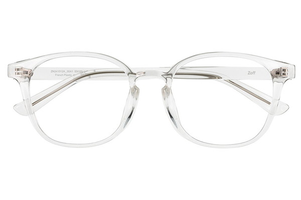 ウェリントン・クリアのメガネ