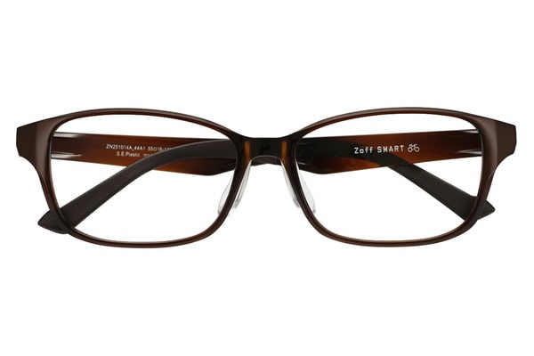 ウエリントン・ブラウン(クリア)のメガネ